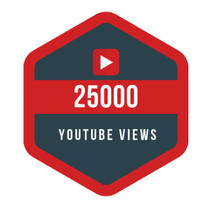 25000 YouTube Views