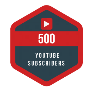500 YouTube Subscribers